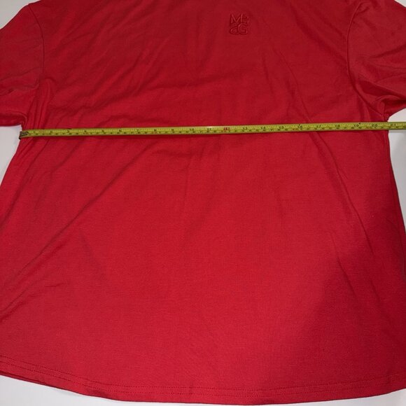 Missguided MSG Pink Coral Tee Shirt Size Small S Y2K Short Sleeve Oversized - Picture 4 of 8